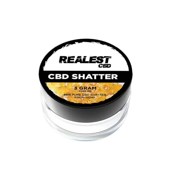 Realest CBD 3000mg CBD Shatter (BUY 1 GET 1 FREE) Discount Best Pices