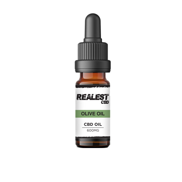 Realest CBD 600mg Broad Spectrum CBD 10ml Olive Oil (BUY 1 GET 1 FREE) Grey Outlet Store Online