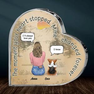 Custom Personalized Memorial Dog Heart-Shaped Plaque - Memorial Gift For Dog Lover Quality Free Shipping Low Pice