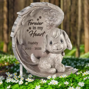 Custom Personalized Memorial Dog Acrylic Plaque - Memorial Gift Idea for Dog Owners - Forever In My Heart Shop Sale Online