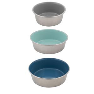 Petmate Painted Stainless Steel Pet Bowls Free Shipping For Sale