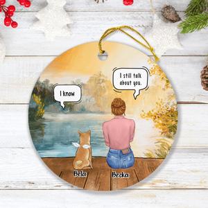 Custom Personalized Dog Mom Ornament - Upto 4 Pets - Gift Idea For Pet Lover - FXVV9O Free Shipping For Sale