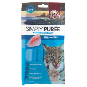 Wild Eats Simply Puree Red Snapper Cat Treats Geniue Stockist Cheap Online