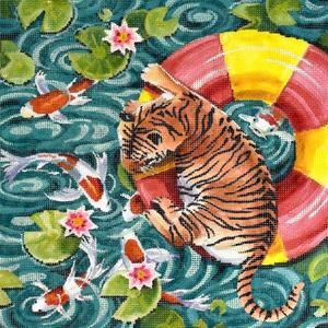 Tiger Watching Koi Pond Buy Cheap Cost