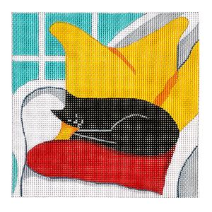 Sleepy Kitty on 13 mesh Free Shipping Pices