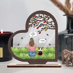 Custom Personalized Memorial Pet Wooden And Acrylic Plaque - Upto 3 Pets - Memorial Gift For Dog/ Cat Lover - I Miss You Cheap Sale Manchester Great Sale