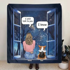 Custom Personalized Memorial Pet Quilt/Single Layer Fleece Blanket - Upto 4 Dogs/Cats/Rabbits - Memorial Gift Idea for Dog/Cat/Rabbit Owners Clearance Fake