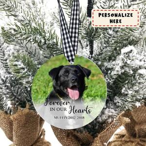 Personalized Photo Dog Memorial Ceramic Ornament Gift, Loss Dog Gift, Dog Sympathy Gifts, Pet Remembrance Gifts, Pet Bereavement Gifts, Christmas Gift For Sale Free Shipping