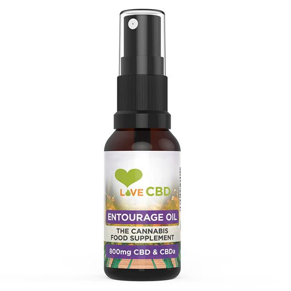 Entourage CBD Oil by Love CBD 800mg 20ml For Sale Finishline