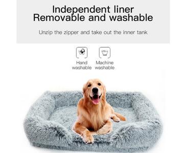 Removable Dog Bed Plush - Gradual Gray Cheap Perfect