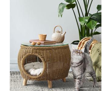 Side Table Coffee Pet Bed - Yellow Footlocker Pictures Cheap Online