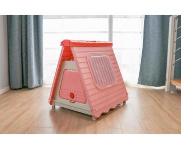 Small Foldable Plastic Dog & Cat House Kennel Outlet Looking For