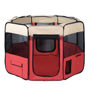 Portable Soft Pet Play Pen - Red How Much Online