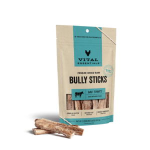 Vital Essentials Bully Sticks Freeze Dried Dog Treat, 1.4oz Clearance Manchester