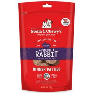 Stella & Chewy's Freeze-Dried Raw Dinner Patties For Dogs - Absolutely Rabbit Recipe Outlet Order