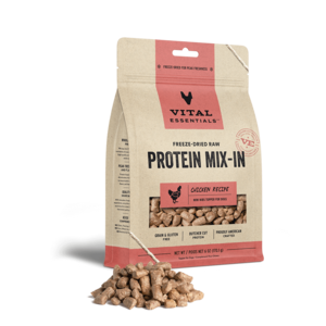 Vital Essentials Freeze Dried Chicken Mini Nibs Dog Food Topper, 6oz Clearance Wiki