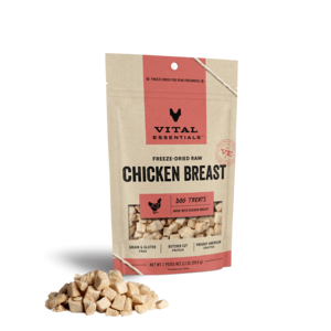 Vital Essentials Chicken Breast Freeze Dried Dog Treat, 2.1oz Discount Cheap Online