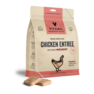 Vital Essentials Chicken Mini Patties Freeze Dried Cat Food, 8oz Cheap For Cheap