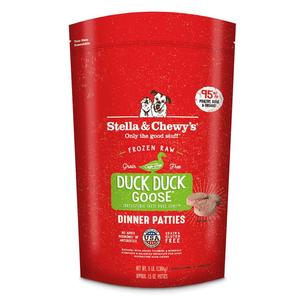 Stella & Chewy's Duck Duck Goose Frozen Raw Patties Dog Food On Hot Sale
