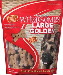 SPORTMiX Wholesomes Large Golden Biscuits Grain Free Dog Treats With Mastercard For Sale