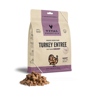 Vital Essentials Turkey Mini Nibs Freeze Dried Cat Food, 8oz | 12oz Best Sale Cheap Online