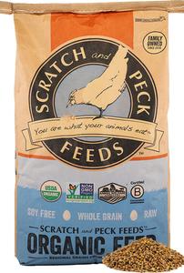 Scratch and Peck Feeds Naturally Free Organic Grower Feed Cheap 100% Authentic