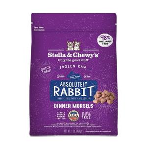 Stella & Chewy's Absolutely Rabbit Frozen Raw Dinner Morsels Cat Food Brand New Unisex Cheap Online