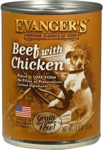 Evangers Beef with Chicken Canned Dog Food Footaction Online