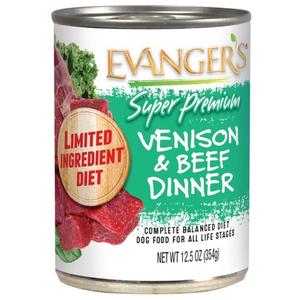 Evanger's Super Premium Venison and Beef Dinner Free Shipping Clearance Store