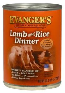 Evangers Classic Lamb and Rice Dinner Canned Dog Food Clearance Shop