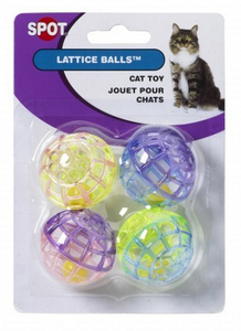 Ethical Pet SPOT Lattice Ball with Bell Cat Toy Best Seller Cheap Pice