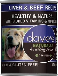 Dave's Naturally Healthy Liver And Beef Canned Dog Food Get To Buy Cheap Online