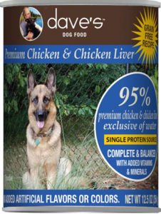 Dave's 95% Premium Chicken & Chicken Liver Recipe Canned Dog Food Pictures Cheap Online