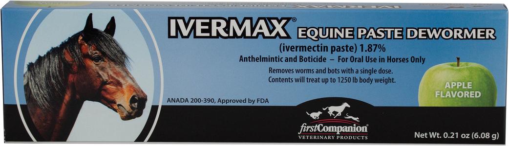First Companion Ivermax® (ivermectin) Equine Paste Buy Cheap Pay With Paypal