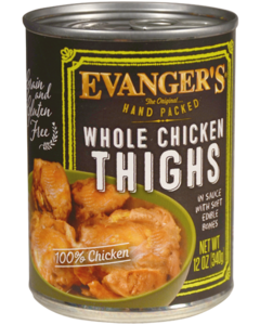 Evangers Super Premium Hand-Packed Whole Chicken Thighs Canned Dog Food Buy Cheap Comfortable