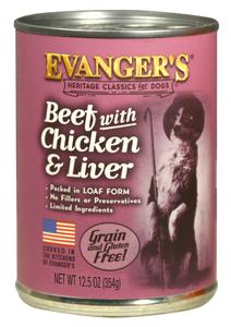 Evanger's Heritage Classic for Dogs Beef with Chicken & Liver Cheap Sale Tumblr