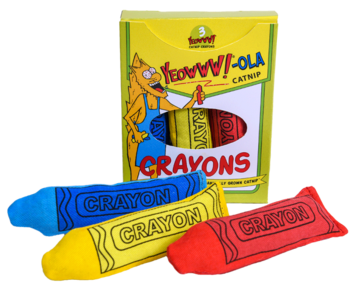 DuckyWorld Products, Inc YEOWWW!-OLA CATNIP CRAYONS Cheap Get Authentic