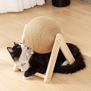 Cat Scratcher Toy with Ball Design C - Open Sides Cheap Finishline