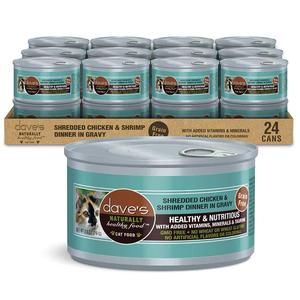 Dave's Shredded Chicken & Shrimp Dinner in Gravy Cat Food Discount How Much