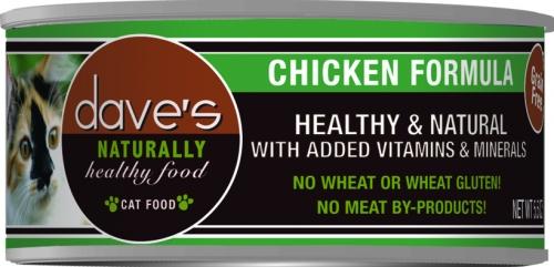 Dave's Naturally Healthy Chicken Formula Canned Cat Food Sale Classic