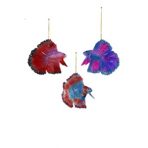 Beta Fish Ornaments Set of 3 Cost Cheap Pice