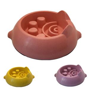 Bamboo Slow Feeder Pet Bowl for Dogs and Cats Free Shipping Marketable