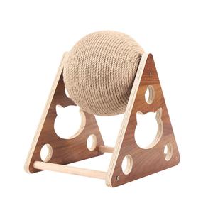 Cat Scratcher Toy with Ball Design F - Solid Sides Discount Cheapest Pice