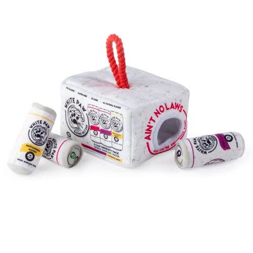 White Paw Grrriety Pack - Activity House Burrow Dog Toy Clearance Find Great