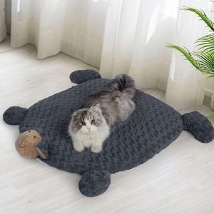 Dog & Cat Calming Cushion Bed - Charcoal Outlet
