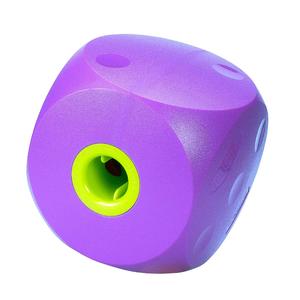 Buster Food Cube Interactive Treat Dispensing Dog Toy - Purple Nicekicks