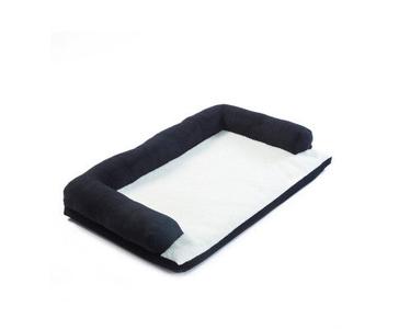 DOG & CAT BED SOFT CUSHION - BLACK Sale Latest