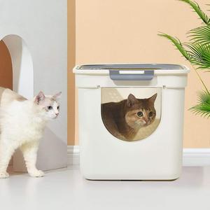 Cat Litter Box - Trapping Sifting Tray With Odor Control Cheap Best Wholesale