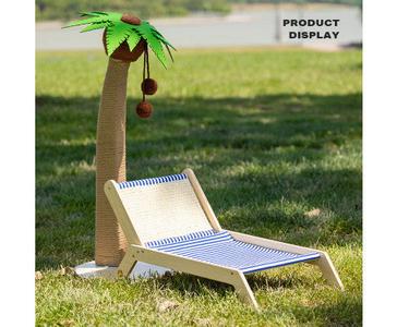 Dog & Cat Coconut Tree Lounge Scratching Bed Manchester