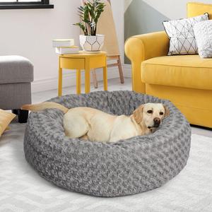 DOG & CAT CALMING BED - GREY Enjoy Cheap Online